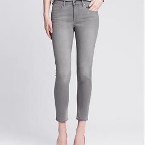 Banana Republic Denim - BANANA REPUBLIC skinny ankle jeans gray 28